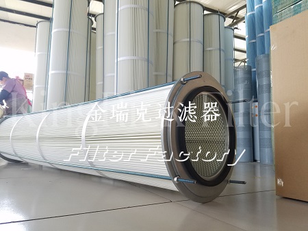 防油防水除尘滤筒PTFE阻燃覆膜粉尘过滤
