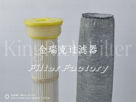 PTFE热覆膜滤筒防静电除尘滤筒打磨除尘滤筒喷砂机抛丸机滤芯