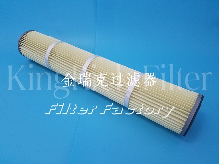 工业除尘滤筒滤芯注胶盖除尘滤芯静电粉尘滤芯