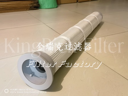 除尘滤芯PTFE覆膜粉尘滤筒覆膜滤料滤棒普优滤器