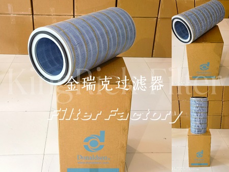 法兰安装高精度除尘滤芯玻璃纤维除尘滤芯