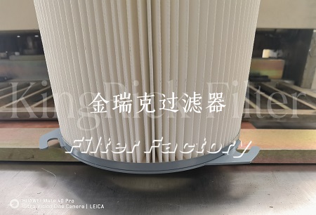 普优除尘滤筒法兰安装粉末除尘滤芯覆膜滤料滤棒