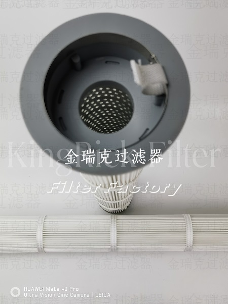 水泥搅拌除尘器专用除尘滤芯普优除尘滤筒覆膜滤料滤棒