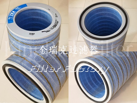 钻机除尘螺纹安装粉末除尘滤芯粉末滤筒