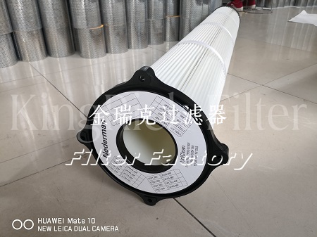 普优圆盘法兰阻燃除尘滤筒吊装滤筒卡盘滤芯
