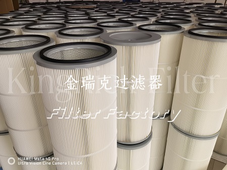 普优滤器365*660椭圆阻燃覆膜滤料除尘滤筒