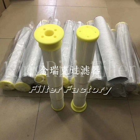 玻璃纤维材料除尘滤芯滤筒覆膜滤料滤棒