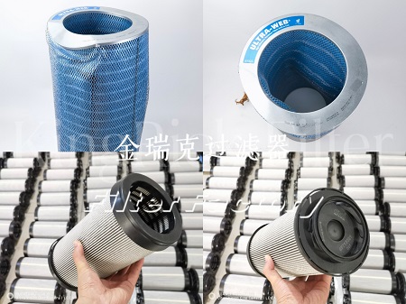 方盘法兰端盖粉末回收滤芯粉末除尘滤筒